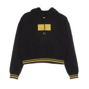 Karl Kani Svart Signature Box Short Hoodie Black, Dam