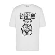 Moschino Teddy Bear Logo T-shirts och Polos White, Herr