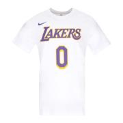 Nike Russel Westbrook Lakers T-shirt White, Herr