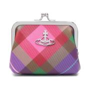 Vivienne Westwood Tartan Check Plånbok Multicolor, Dam