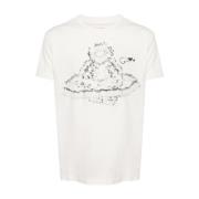 Vivienne Westwood Orb Logo Print Crew Neck T-shirt White, Herr