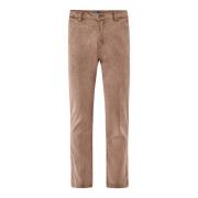 BomBoogie Syra Tvättad Corduroy Chino Byxor Orange, Herr