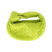 Bottega Veneta Vintage Pre-owned Laeder handvskor Green, Dam