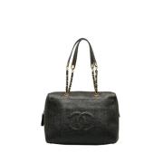 Chanel Vintage Pre-owned Laeder chanel-vskor Black, Dam