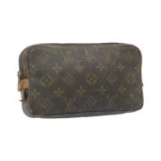 Louis Vuitton Vintage Pre-owned Canvas louis-vuitton-vskor Brown, Dam