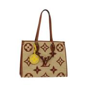 Louis Vuitton Vintage Pre-owned Canvas louis-vuitton-vskor Beige, Dam