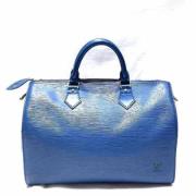 Louis Vuitton Vintage Pre-owned Laeder louis-vuitton-vskor Blue, Dam