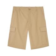 Kenzo Cargo Bermuda Shorts i Beige Brown, Herr