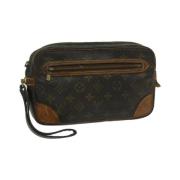 Louis Vuitton Vintage Pre-owned Canvas louis-vuitton-vskor Brown, Dam