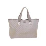 Gucci Vintage Pre-owned Canvas gucci-vskor Gray, Dam