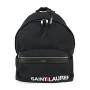 Yves Saint Laurent Vintage Pre-owned Canvas axelremsvskor Black, Dam