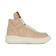 Rick Owens Rosa Sneakers Snörning Gummisula Pink, Herr