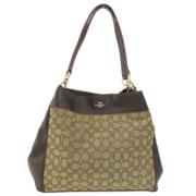 Coach Pre-owned Pre-owned Canvas totevskor Brown, Dam