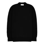 Laneus Bekväm Merino Cashmere Tröja Black, Herr