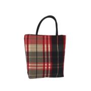 Burberry Vintage Pre-owned Bomull handvskor Red, Dam