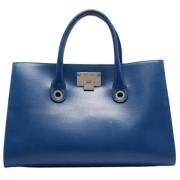 Jimmy Choo Pre-owned Pre-owned Laeder handvskor Blue, Dam