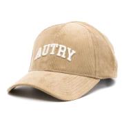 Autry Beige Baseball Velluto Logo Hat Beige, Herr