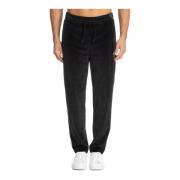 Emporio Armani EA7 Elastisk midja joggers med logotyp Gray, Herr