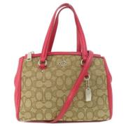 Coach Pre-owned Pre-owned Canvas handvskor Multicolor, Dam