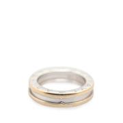 Bvlgari Vintage Pre-owned Vitt guld ringar Gray, Dam