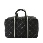 Chanel Vintage Pre-owned Tyg axelremsvskor Black, Dam