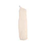 Jacquemus Pre-owned Pre-owned Nylon klnningar Beige, Dam