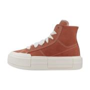 Converse Klassiska Hög Top Sneakers Brown, Dam