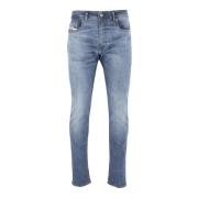 Diesel Stiliga Svarta Denim Jeans Blue, Herr