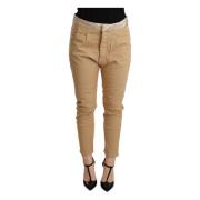 Cycle Beige Slim Fit Skinny Byxor Beige, Dam