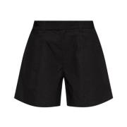 Proenza Schouler Bomullsshorts Black, Dam