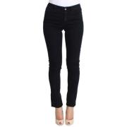 Costume National Snygga Slim Fit Skinny Designer Jeans Blue, Dam