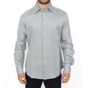 Ermanno Scervino Grå Casual Button-Up Skjorta Gray, Herr