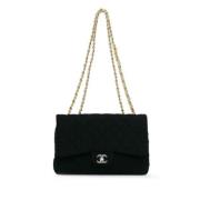 Chanel Vintage Pre-owned Bomull chanel-vskor Black, Dam