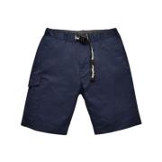 RefrigiWear Blå Elegant Bomullsblandade Shorts Blue, Herr