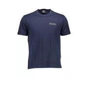 Plein Sport Blå T-shirt med slående ryggtryck Blue, Herr