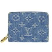 Louis Vuitton Vintage Pre-owned Denim plnbcker Blue, Dam