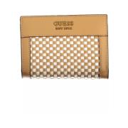 Guess Elegant Brun Kompakt Plnbok med Sker Stngning Brown, Dam