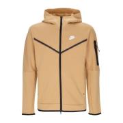 Nike Tech Fleece Zip Hoodie Elemental Gold Beige, Herr