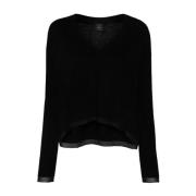 Pinko Love Birds V-Neck Sweater Black, Dam