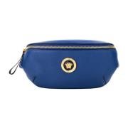 Versace Navy Medusa Anhnger Fanny Waist Pack Blue, Herr