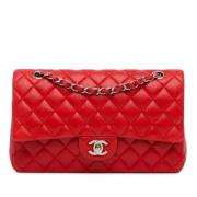 Chanel Vintage Pre-owned Laeder axelremsvskor Red, Dam