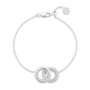 Sif Jakobs Jewellery Carrara Silverarmband med Zirkonia Gray, Dam