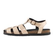 Nature Footwear Kräm Läder Sandal 1103-004-119 Beige, Dam