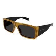 Saint Laurent Svart Havana Solglasögon SL 635 Acetate Brown, Unisex