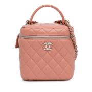 Chanel Vintage Pre-owned Laeder chanel-vskor Pink, Dam