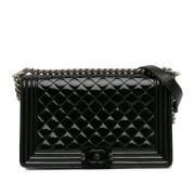 Chanel Vintage Pre-owned Laeder axelremsvskor Black, Dam