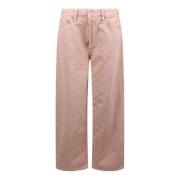 Agolde Klassiska Straight Leg Jeans Pink, Dam