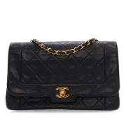 Chanel Vintage Pre-owned Laeder axelremsvskor Black, Dam