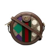 Gucci Vintage Pre-owned Tyg crossbodyvskor Multicolor, Dam