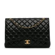 Chanel Vintage Pre-owned Laeder chanel-vskor Black, Dam